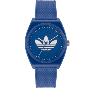 Adidas AOST23049 Project Two Blue Resin Mens Watch