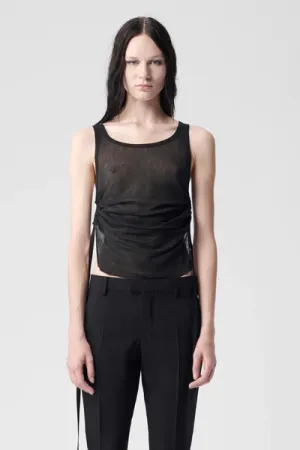 ANN DEMEULEMEESTER - Women Mara Wrinkled Cropped Tank Top