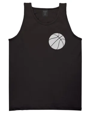 Basketball Logo Chest Mens Tank Top Shirt