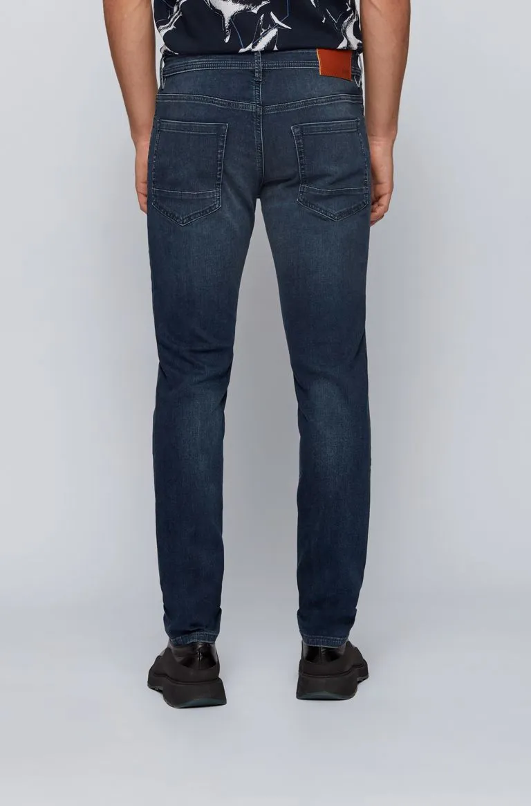 BOSS Charleston BC Jean in Dark Denim Stretch