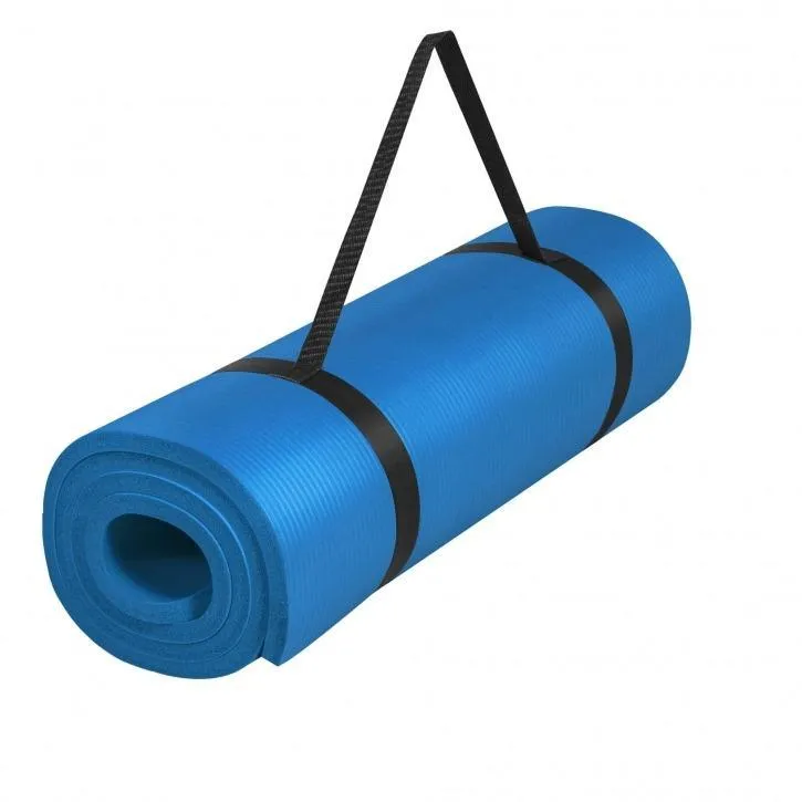 Deluxe NBR Yoga Mat XL Royal 190x100x1.5cm