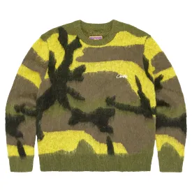 Gutta Camo Mohair Knitted Corteiz Sweater