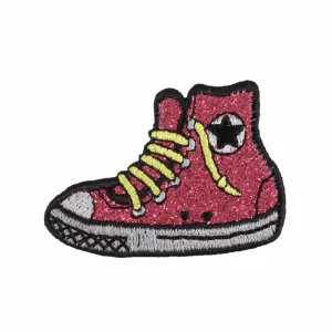 Iron-On/Sew On Motif Patch - Glitter Plimsoll