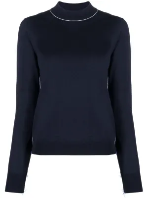 Maison Margiela Sweaters Blue