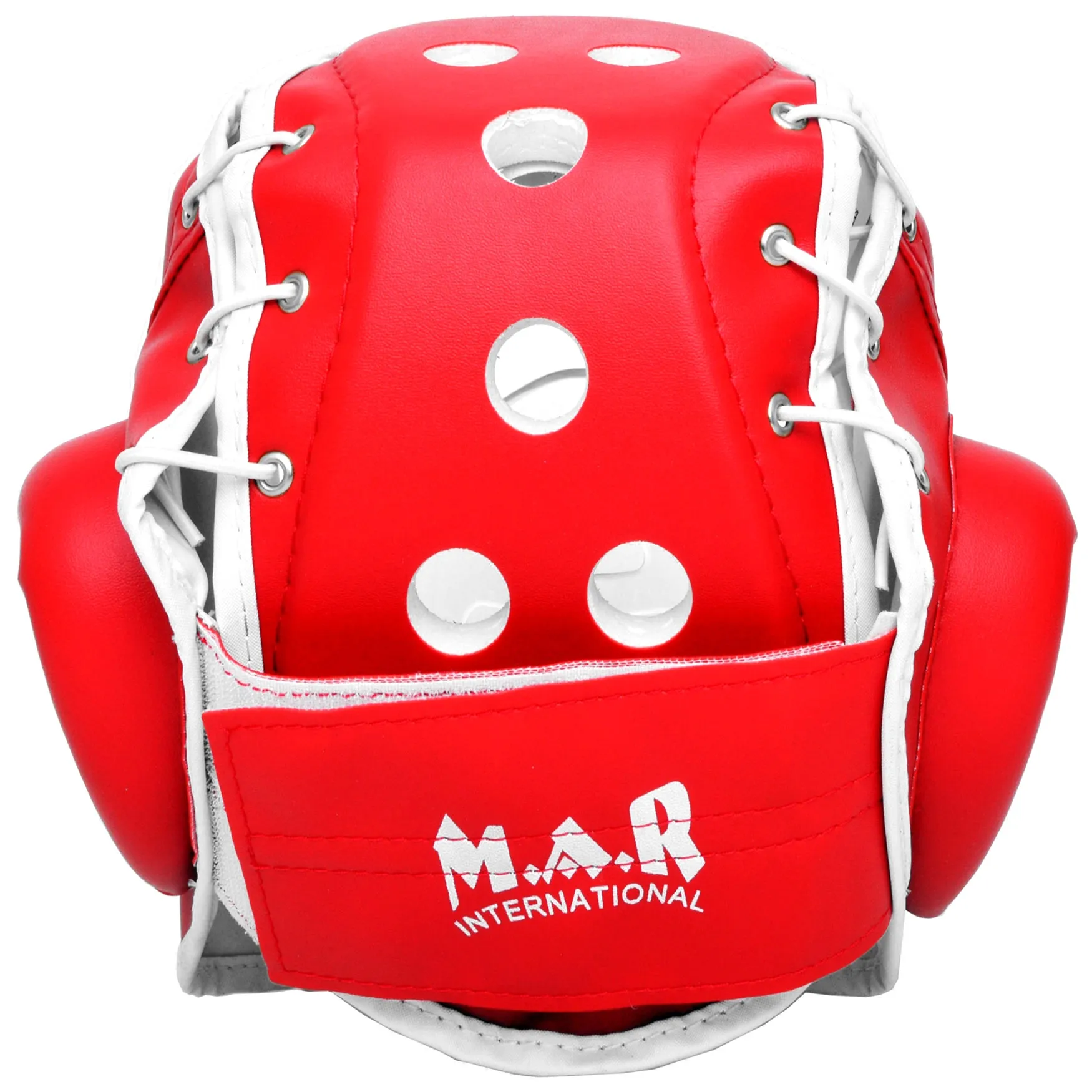 MAR-133A | Red Transparent Mask Head Guard