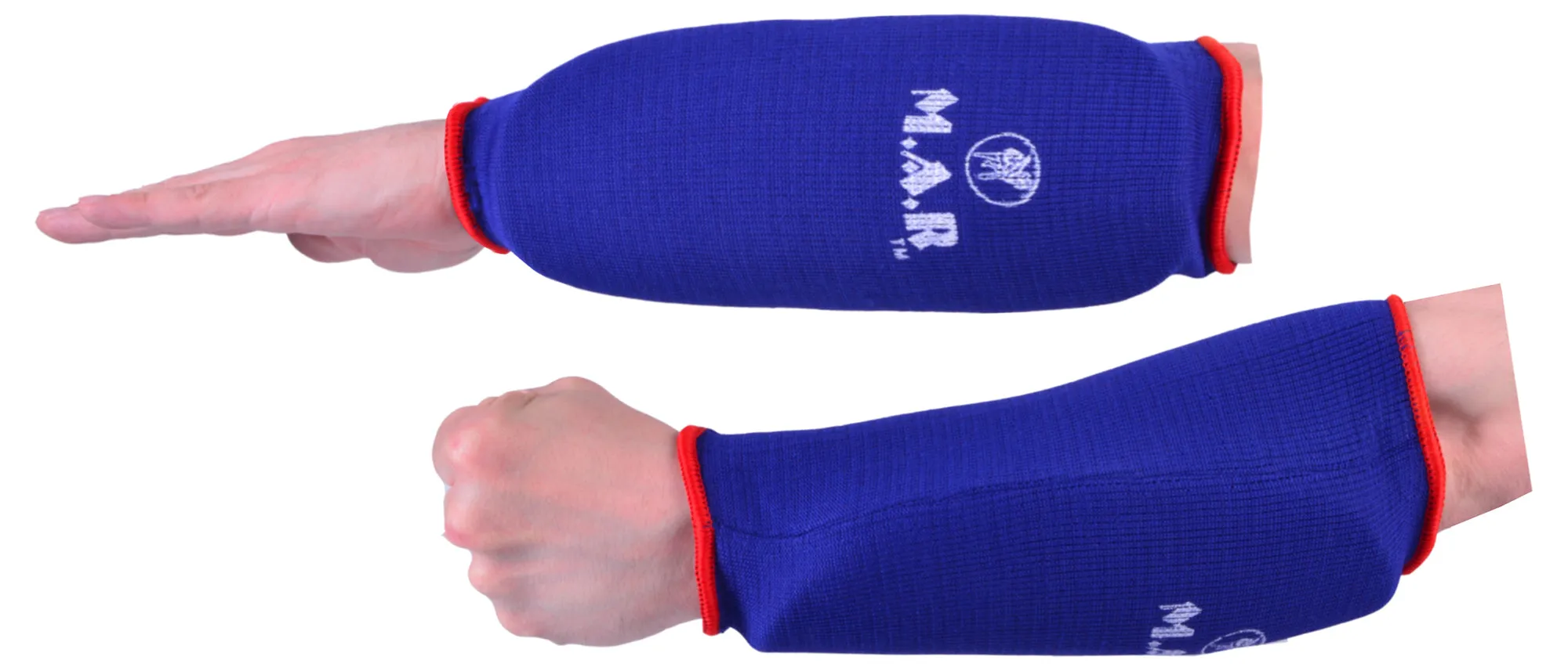 MAR-169D | Blue Elasticated Fabric Arm Guard For Arm Protection