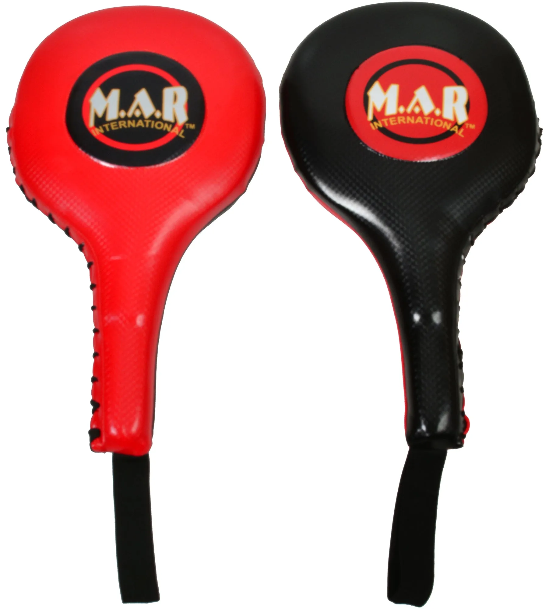 MAR-205C | Red Black Focus Paddles for Sparring (Sold as Pair)