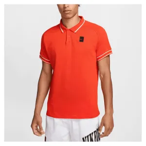 Mens Heritage Tennis Polo Picante Red