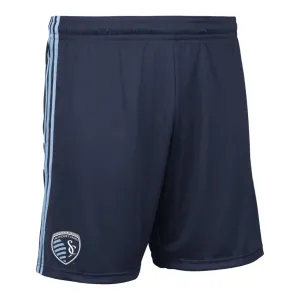 Sporting KC Kansas City MLS Adidas Navy Climalite Athletic Replica Shorts