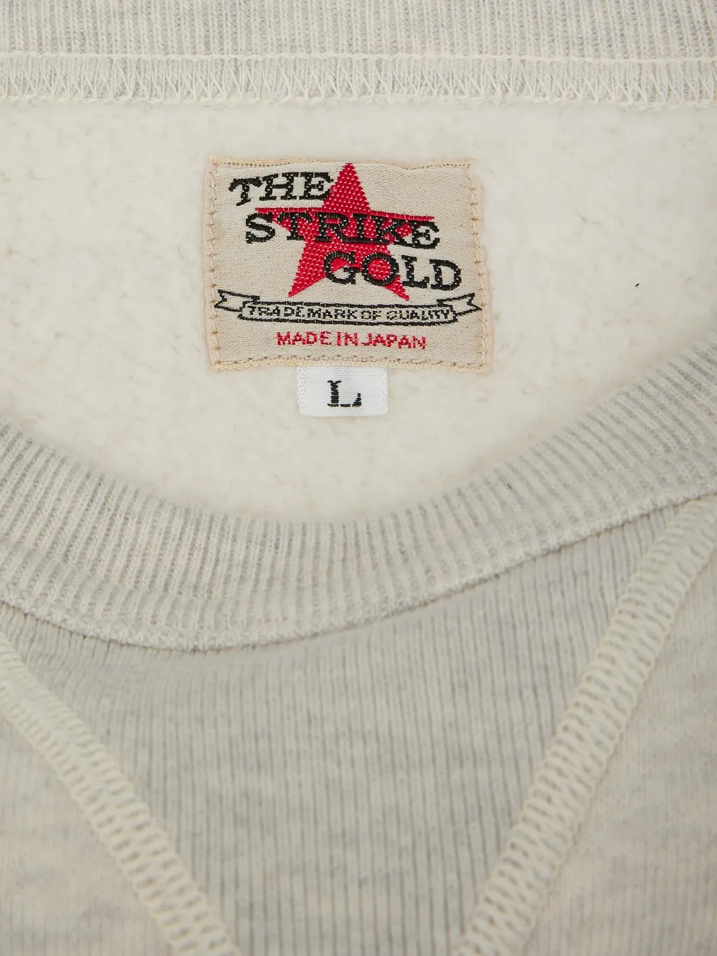 The Strike Gold Loopwheeled Sweatshirt Oatmeal