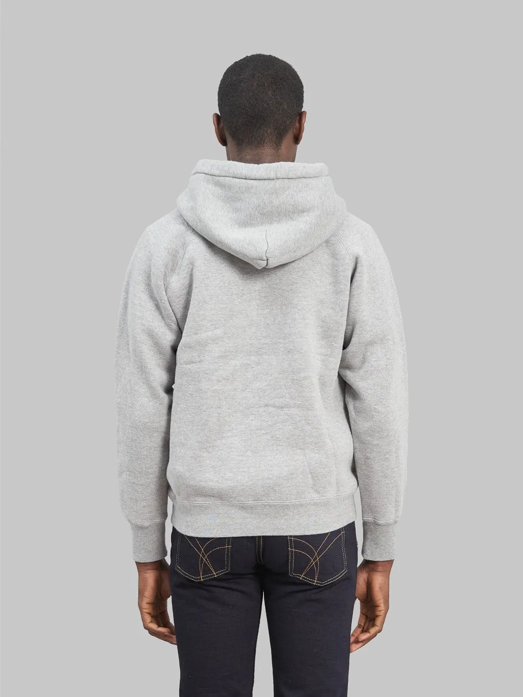 The Strike Gold Loopwheeled Zip Hoodie Grey