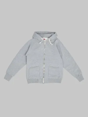 The Strike Gold Loopwheeled Zip Hoodie Grey